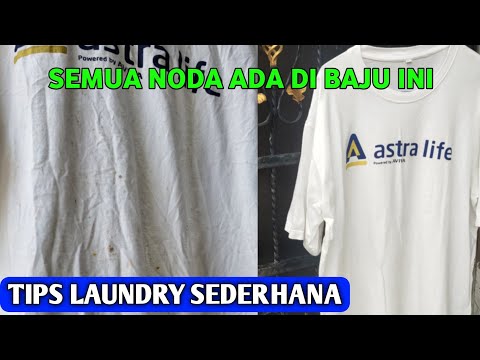 Menghilangkan Noda Kuning Di Baju Putih-Tips Laundry Sederhana