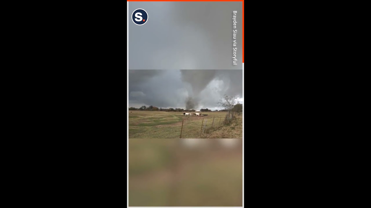 Violent Tornado Rips Through Texas Farmland