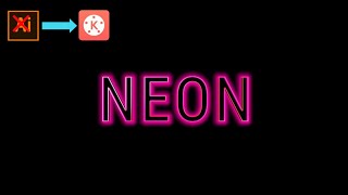 Neon Text Animation in Kinemaster | Kinemaster Text Effect