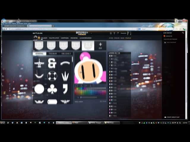 2022 new way to make custom emblems for Battlefield 4, battlefield