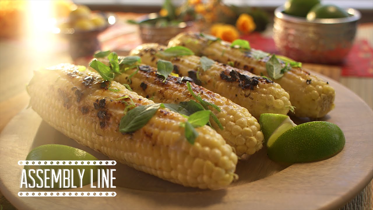 Coconut Grilled Corn Assembly Line YouTube