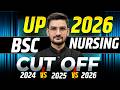 UP CNET BSC Nursing 2026 Cutoff क्या रहेगी ? 🔥 Last 3 Years Analysis #upcnet #bscnursing