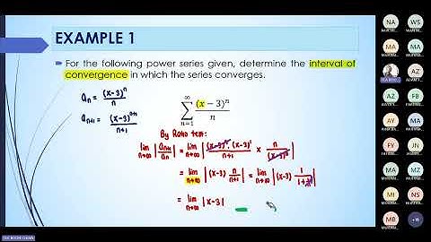 (20254: EMD3M) Lecture 9 - Interval of Convergence
