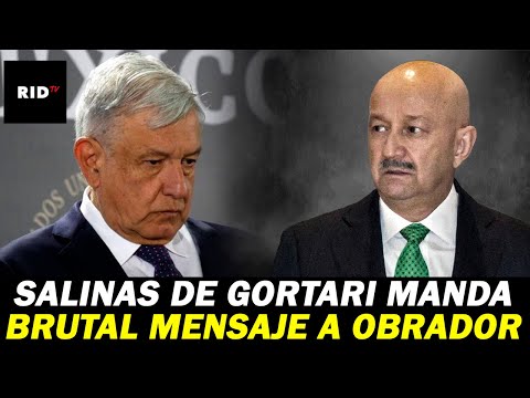 ¿SARCASMO O AMENAZA? El FUERTE MENSAJE de SALINAS A OBRADOR #EnCorto