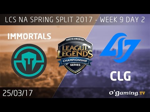 Immortals vs CLG - LCS NA Spring Split 2017 - Week 9 Day 2 - League of Legends