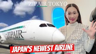 Japan&#39;s  AMAZING newest Airline | ZIPAIR TOKYO B787 economy class review