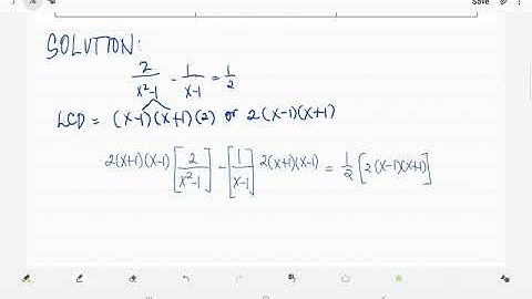 MODULE 6 SOLVING RATIONAL EQUATIONS