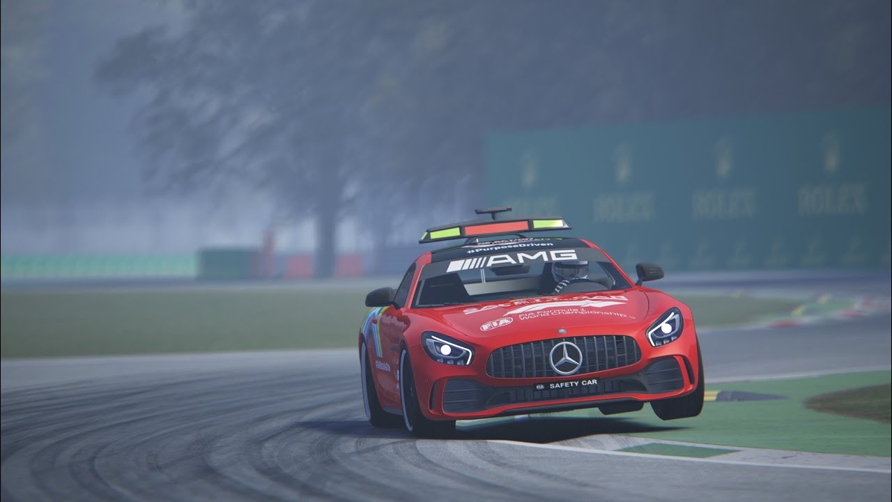 F1 SAFETY CAR REALISTIC HOTLAP AROUND MONZA! Assetto Corsa YouTube