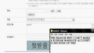 Korean Warrock Account HELP
