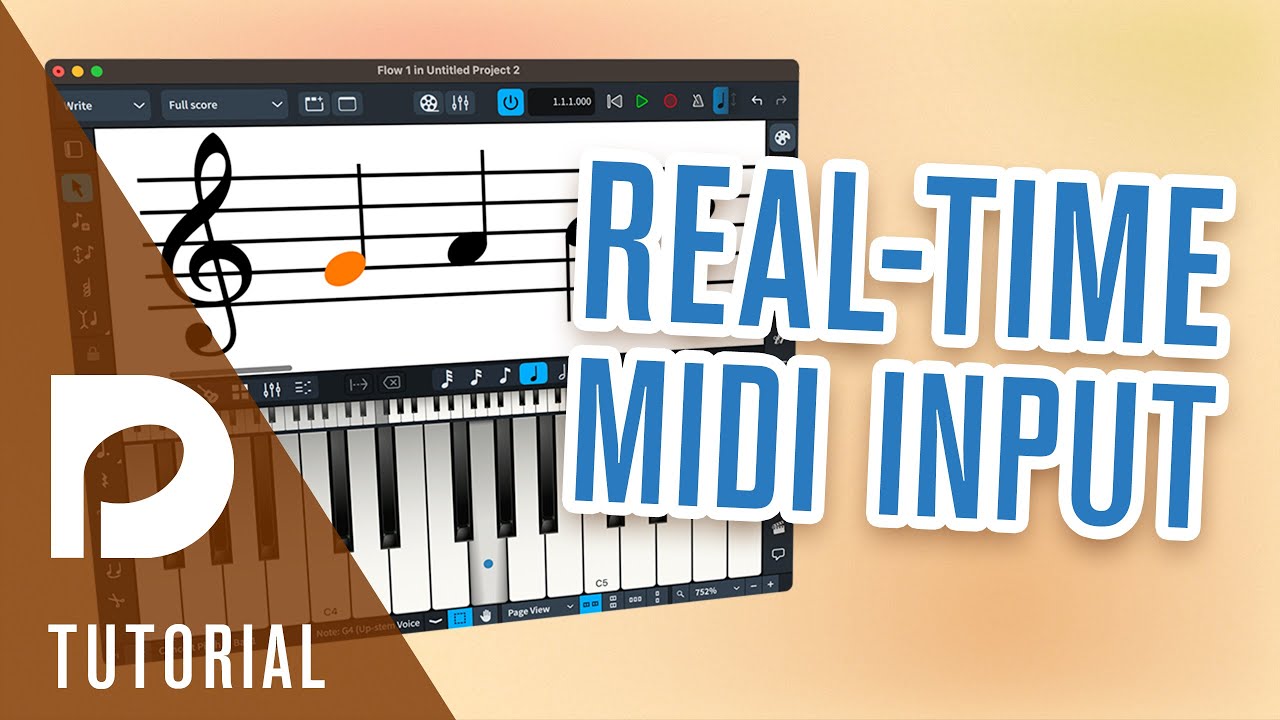 Real-time MIDI Input  Note Input 