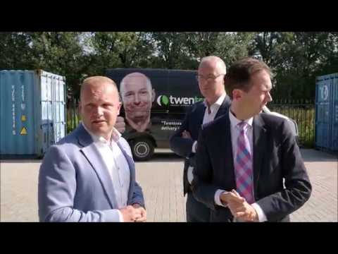 Bedrijfsbezoek gedeputeerde Eddy van Hijum & wethouder Richard Kortenhoeven bij Twentepoort Groep