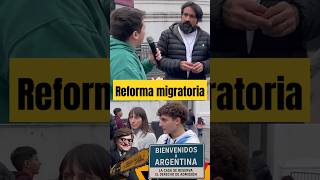 Familia opina sobre la Reforma Migratoria #mileipresidente Milei Presidente