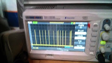 H-bridge output from a stepping servo viewed on oscilloscope