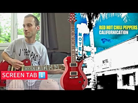 (Tuto / How to play ?) Red Hot Chili Peppers - Californication  (Guitar Lesson With TAB) Easy guitar