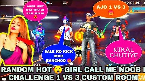 Random Grandmaster Couple🥰 call me noob i challenge🤬 1 vs 2 custom room | Kamal Gaming