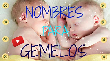 ¿Cuáles son buenos nombres para gemelos?