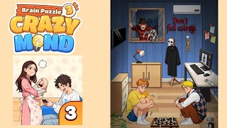Brain Puzzle 3 Crazy Mind Level 101 : Keep the Two People Awake! | Stay Awake Walkthrough