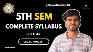AKTU 5th Sem Complete Syllabus 🔥 | 3rd Year CSE/AI/AIML/DS | Placement Prep Starts Now