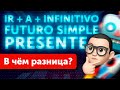 В чём разница между ir + a + infinitivo, простое будущее и настоящее?