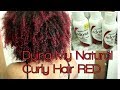 Dying my Natural Curly hair RED | Adore Raspberry Twist and Wild Cherry