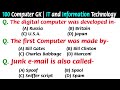 100 Computer GK Questions & Answers 🖥️