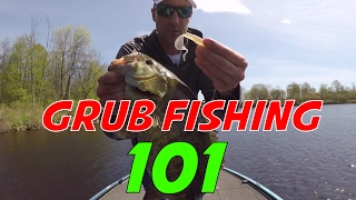 How To Fish For Bass With Grubs - Catching Smallmouth Bass on Plastic Grubs
