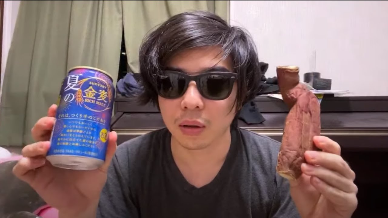 人生初発泡酒を飲むオンライン飲み会