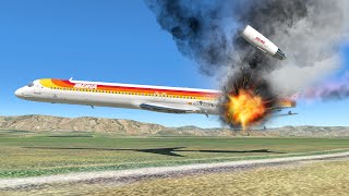 LIVE MD82 CRASH LANDINGS | Live Plane Spotting XPLANE 11