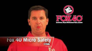 Fox 40 Micro Safety Pealess Whistle
