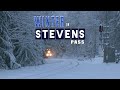 Winter on stevens pass