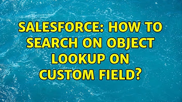 Salesforce: How to search on object lookup on custom field?