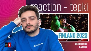 REACTION • Käärijä - Cha Cha Cha (Eurovision 2023 🇫🇮 Finland)