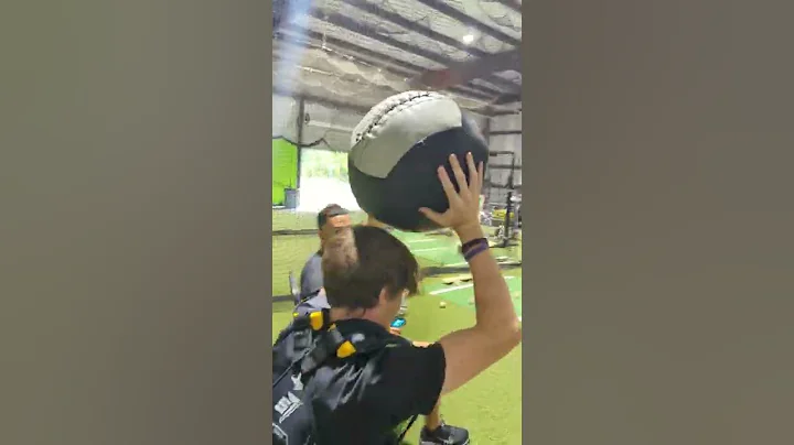 Donald Steward catcher workout