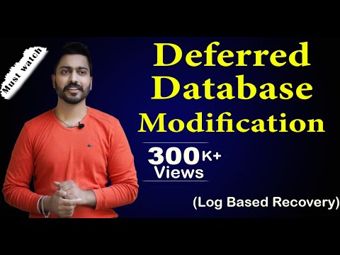 Deferred Database Modification in DBMS | Log Based Recovery | Imp for UGC NET and KVS
