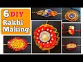 6 Super Easy DIY Rakhi Making | Rakhi Banane Ka Tarika | Rakhi Making Ideas at Home