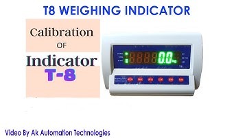 Weighing indicator T8 Calibration china indicator T8