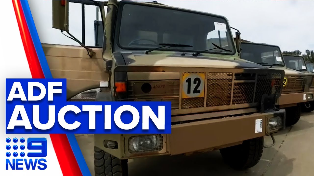 Military Vehicles Go Up In Online Auction | 9 News Australia - Youtube