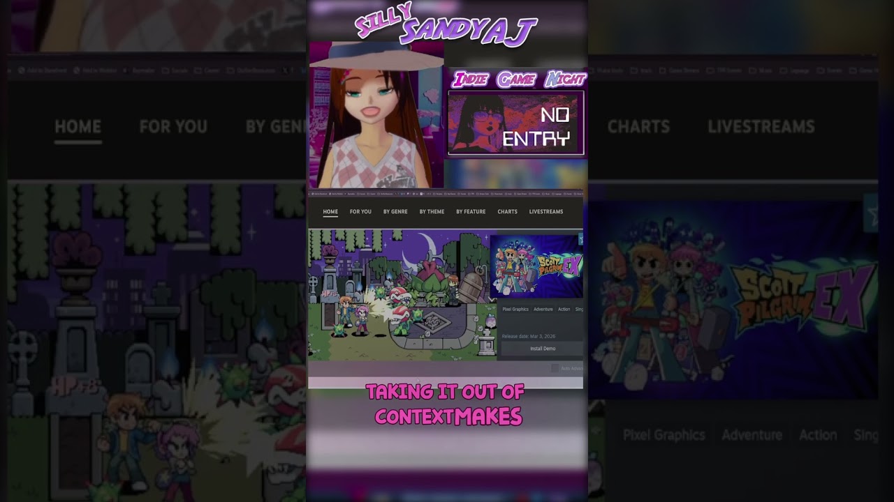 SillySandyAJ's Secret to Fun: Hitting People with Stuff!