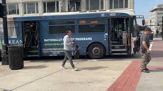 Buses in Newark, New Jersey, USA 2022