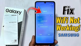 Fix WiFi Not Working on Samsung Galaxy Phone!