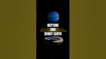 Donut Earth And Neptune: Satisfying Cloth Simulation 🌟🔥 #satisfying #space #animation