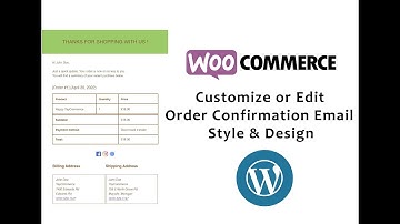 How to Customize WooCommerce Order Confirmation Emails Template