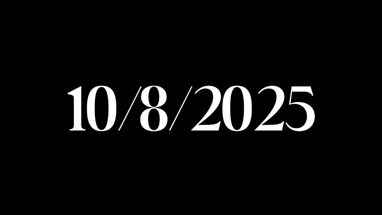 October 8 2025 - Sam Perkinson