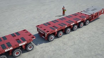Self Propelled Modular Transporter SPMT By Mammoet