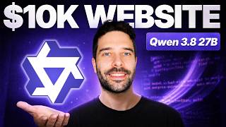 I Built a $10,000 Website with Qwen 3.8 27B — Here's How