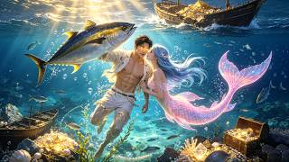 【ENG DUB】Fallen at sea, a man gets kissed by a mermaid & gains X-ray vision, sweeping $10M seafood!