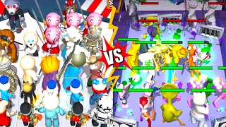 Rainbow Piggy End Chapter Vs Merge Monster Rainbow Friends, Merge Battle Gameplay