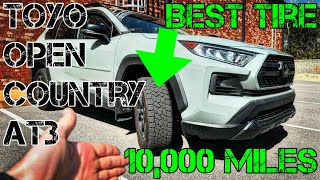 Toyo Open Country AT3 10,000 Mile Review: Toyota RAV4 TRD OffRoad,Subaru Outback Forester, Honda CRV