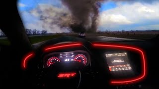 DRIVING HELLCAT IN TORNADO