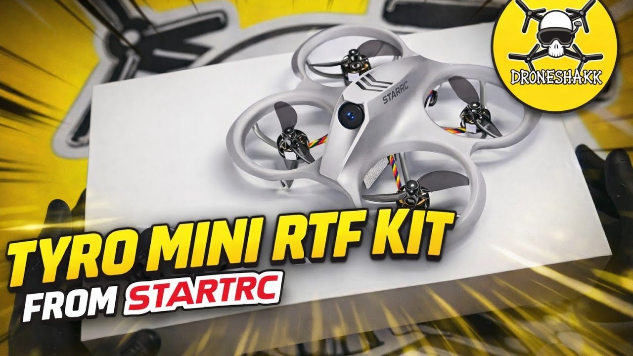 Startrc T8 Tyro mini fpv drone kit for begginers, Batteries, Charger Remote Controller & Drone. 